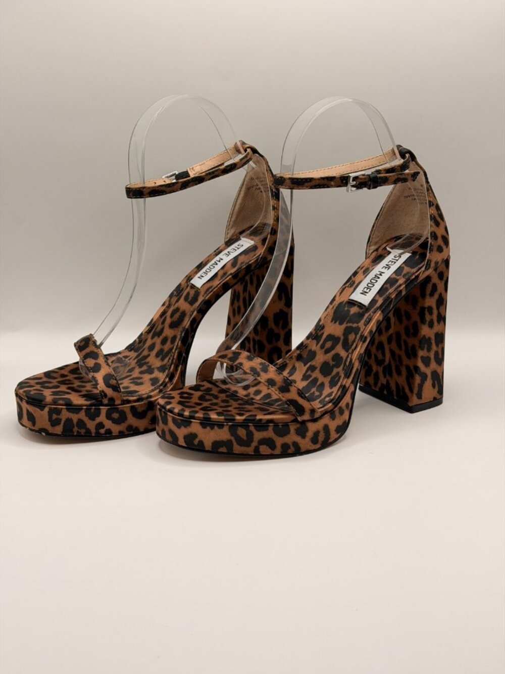 STEVE MADDEN Womens Veronika Platform Sandal In Leopard Sz 7.5